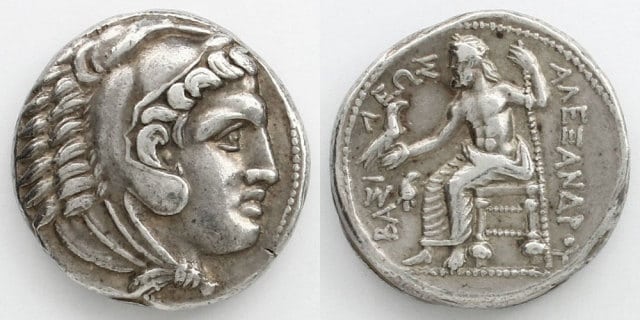 4ドラクマ銀貨 前4世紀